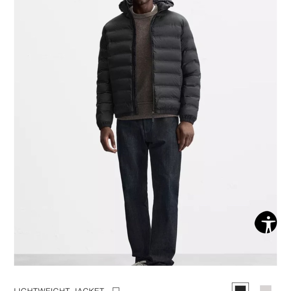 Men's Black Puffer Jacket